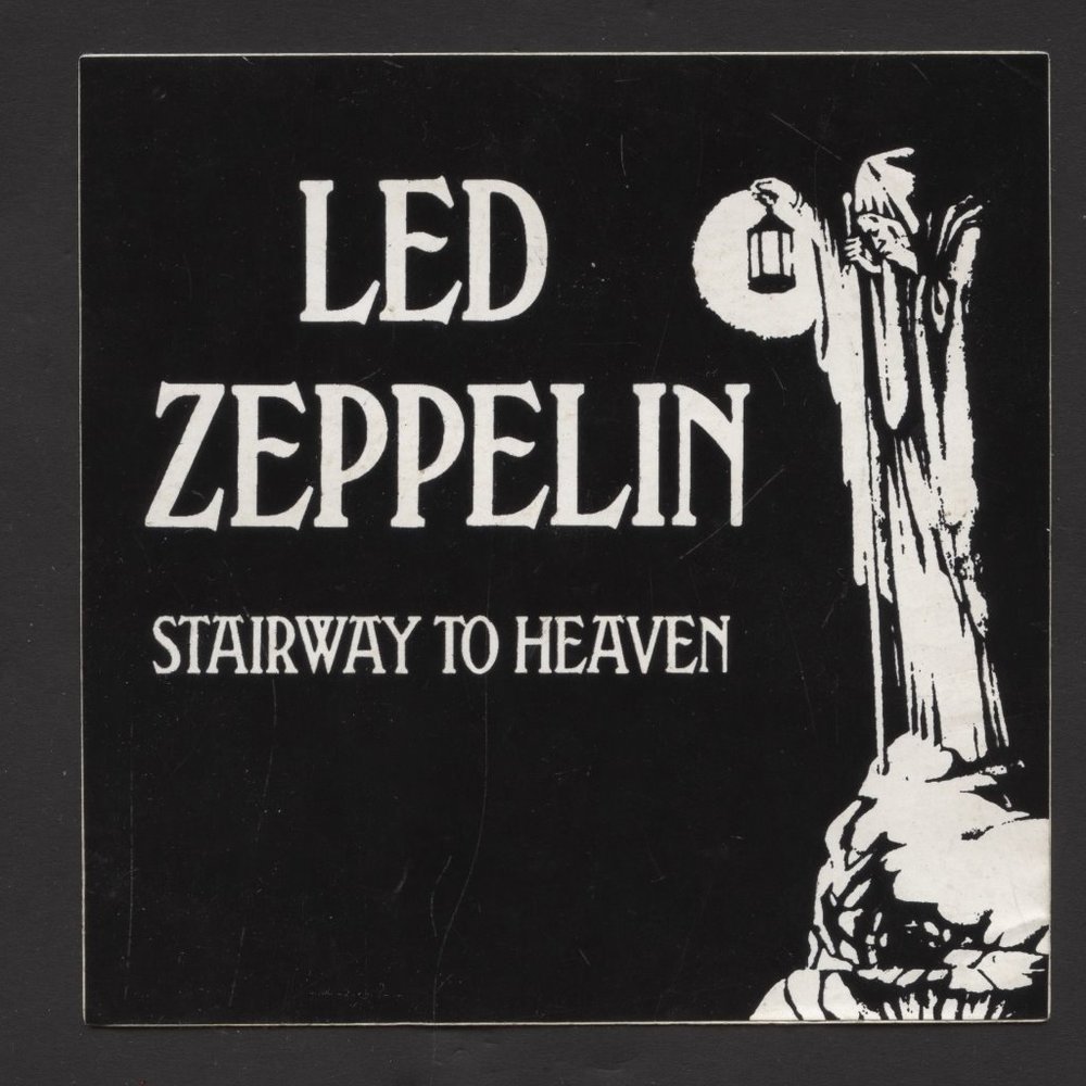 Vintage Led  Zeppelin Bumper Sticker Rock Legends